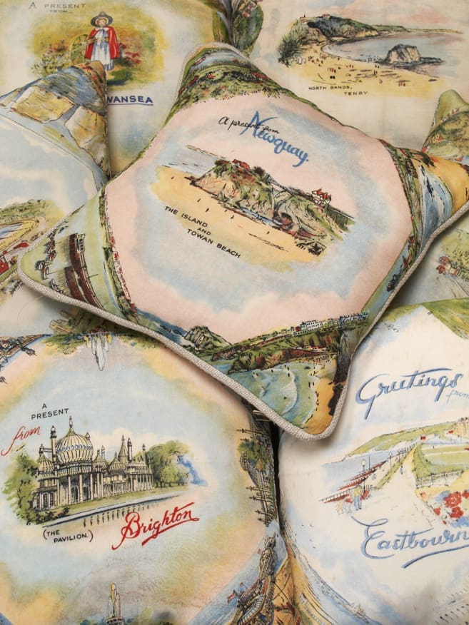 'Vintage 'Summer Holiday' Cushions