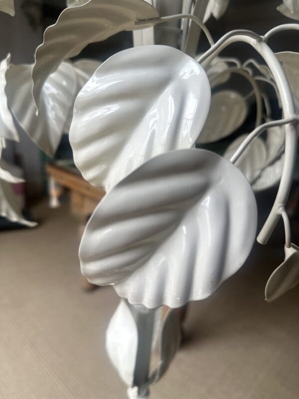 ITALIAN PAINTED TOLE LAMP BY SERGIO TERZANI, c.1970 - Image 4