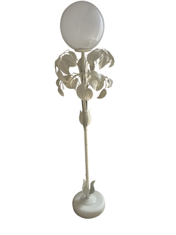 ITALIAN PAINTED TOLE LAMP BY SERGIO TERZANI, c.1970